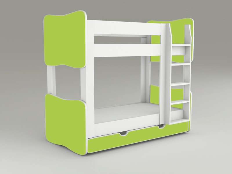 Becks poschodová posteľ Green